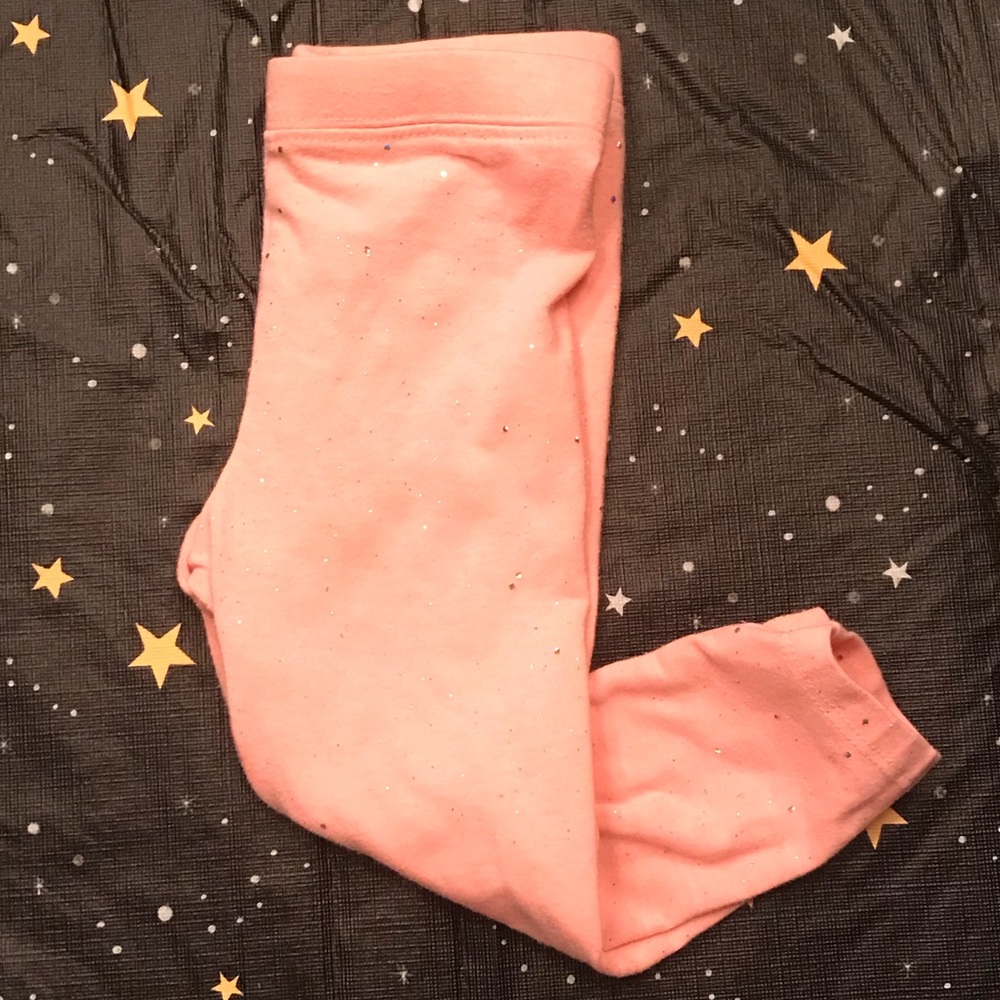 Pink Glitter Leggings